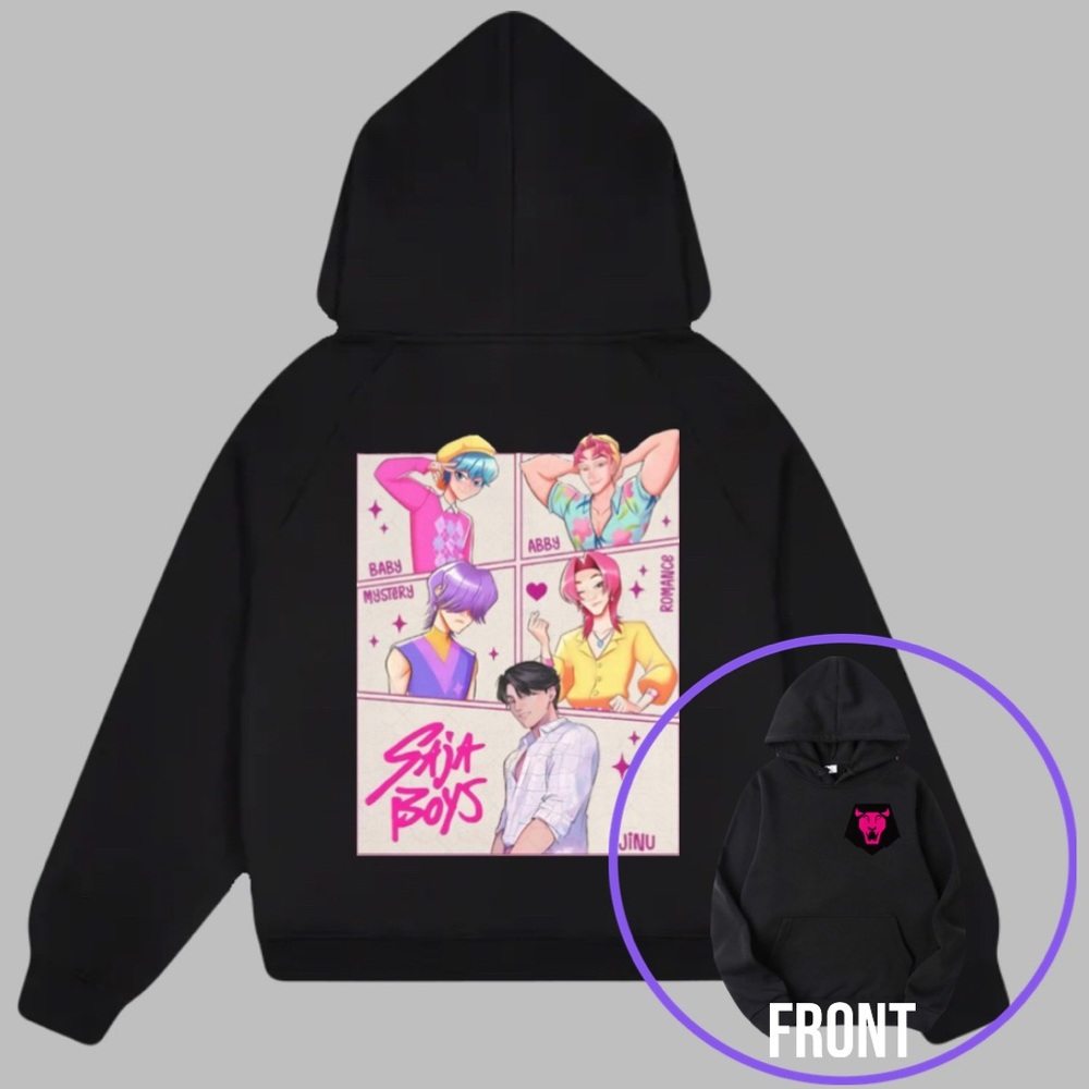 KPop Demon Hunter Kids & Adult Hoodies, Kpop gifts,Saja Boys Hoodie, Saja Boys